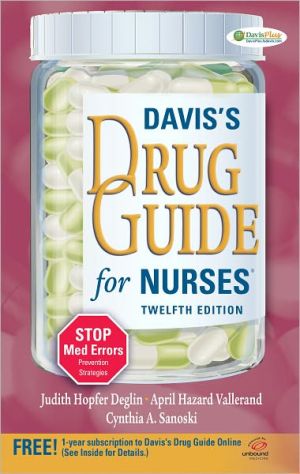 Davis's Drug Guide for Nurses